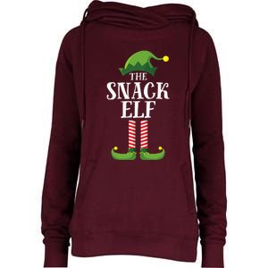 Snack Elf Matching Family Group Christmas Party Womens Funnel Neck Pullover Hood