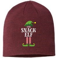 Snack Elf Matching Family Group Christmas Party Sustainable Beanie