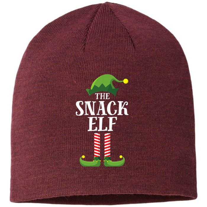 Snack Elf Matching Family Group Christmas Party Sustainable Beanie