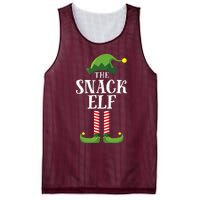 Snack Elf Matching Family Group Christmas Party Mesh Reversible Basketball Jersey Tank