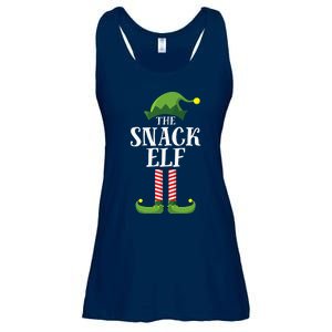 Snack Elf Matching Family Group Christmas Party Ladies Essential Flowy Tank