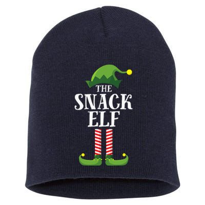 Snack Elf Matching Family Group Christmas Party Short Acrylic Beanie