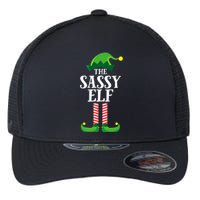 Sassy Elf Matching Family Group Christmas Party Flexfit Unipanel Trucker Cap