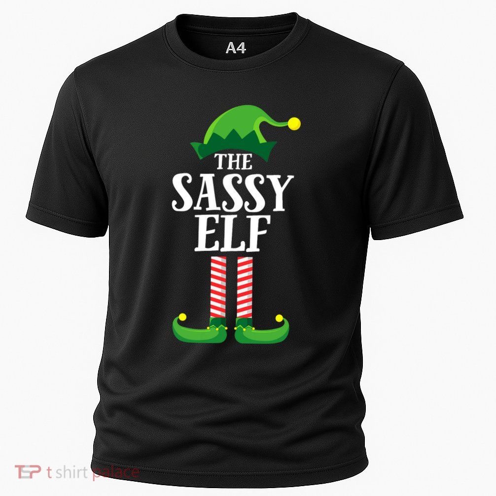 Sassy Elf Matching Family Group Christmas Party Performance Shirt