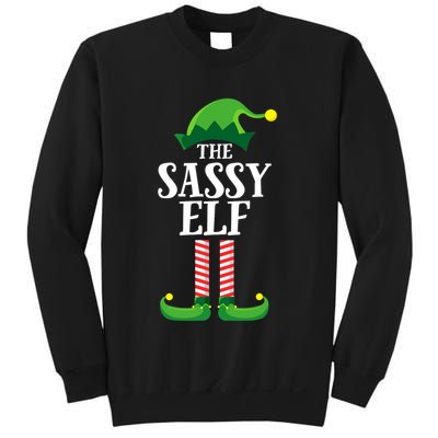 Sassy Elf Matching Family Group Christmas Party Sweatshirt