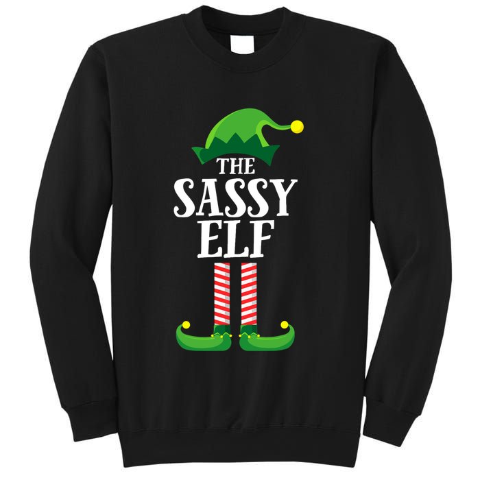 Sassy Elf Matching Family Group Christmas Party Sweatshirt