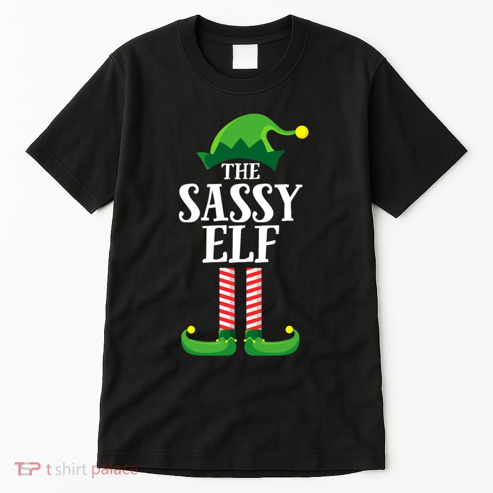 Sassy Elf Matching Family Group Christmas Party Tall T-Shirt
