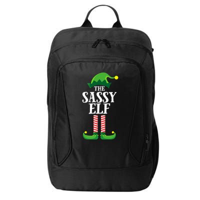 Sassy Elf Matching Family Group Christmas Party City Backpack