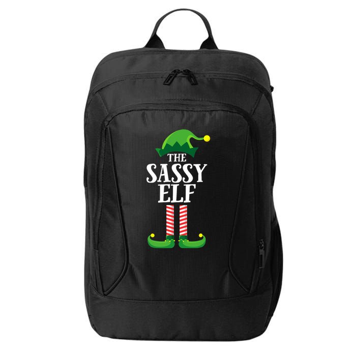 Sassy Elf Matching Family Group Christmas Party City Backpack