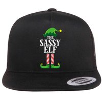 Sassy Elf Matching Family Group Christmas Party Flat Bill Trucker Hat