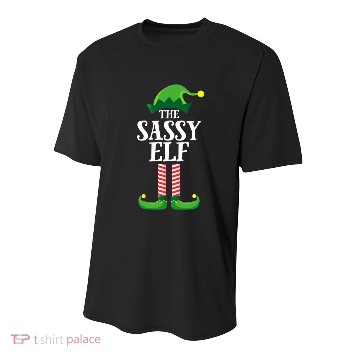 Sassy Elf Matching Family Group Christmas Party Youth Performance Sprint T-Shirt