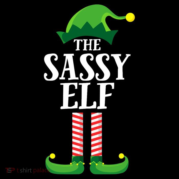 Sassy Elf Matching Family Group Christmas Party Poster