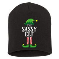 Sassy Elf Matching Family Group Christmas Party Short Acrylic Beanie