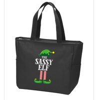 Sassy Elf Matching Family Group Christmas Party Zip Tote Bag