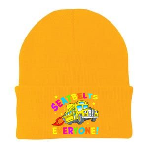 Seatbelts Everyone Magic School Bus Driver Halloween Costume Knit Cap Winter Beanie