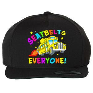 Seatbelts Everyone Magic School Bus Driver Halloween Costume Wool Snapback Cap