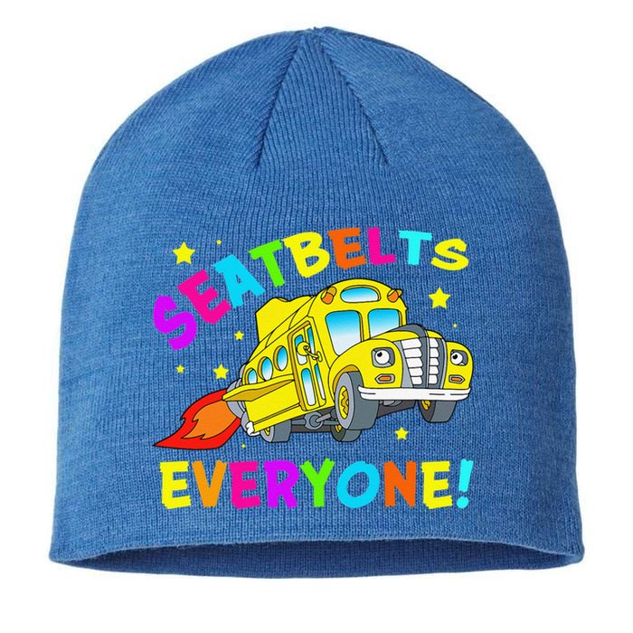 Seatbelts Everyone Magic School Bus Driver Halloween Costume Sustainable Beanie