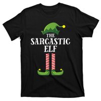 Sarcastic Elf Matching Family Group Christmas Party T-Shirt