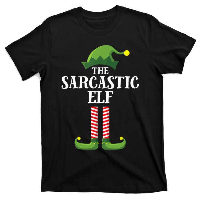 Sarcastic Elf Matching Family Group Christmas Party T-Shirt