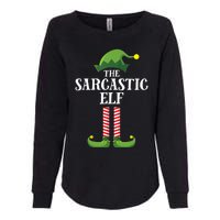 Sarcastic Elf Matching Family Group Christmas Party Womens California Wash Sweatshirt