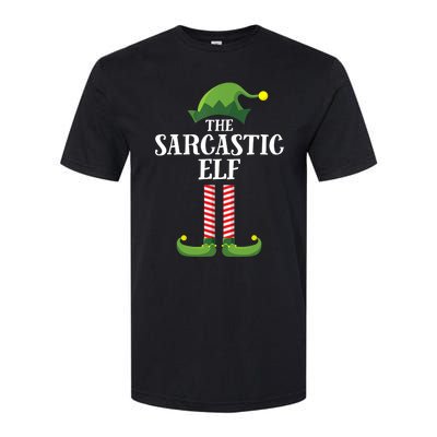 Sarcastic Elf Matching Family Group Christmas Party Softstyle CVC T-Shirt