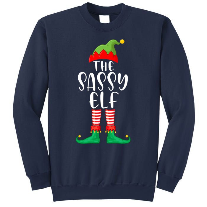 Sassy Elf Matching Family Group Christmas Party Pajama Gift Sweatshirt