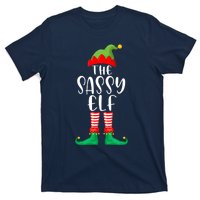 Sassy Elf Matching Family Group Christmas Party Pajama Gift T-Shirt