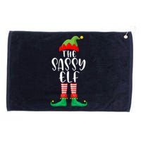 Sassy Elf Matching Family Group Christmas Party Pajama Gift Grommeted Golf Towel