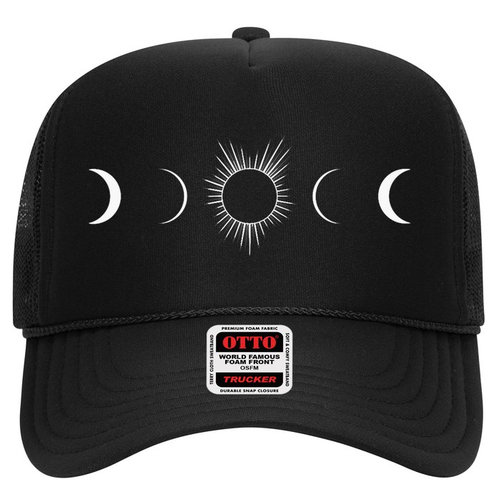Solar Eclipse Moon Phases Totality Trucker Hat