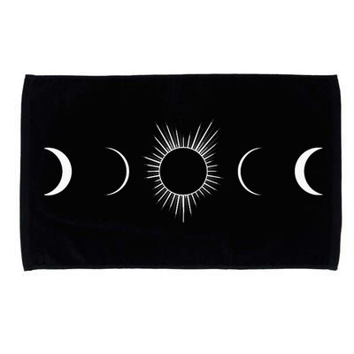 Solar Eclipse Moon Phases Totality Microfiber Hand Towel