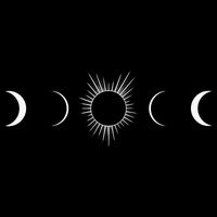 Solar Eclipse Moon Phases Totality Wool Snapback Cap