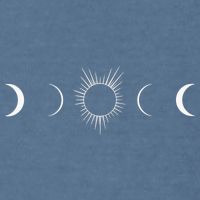Solar Eclipse Moon Phases Totality Garment-Dyed Sweatshirt