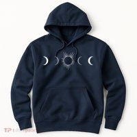 Solar Eclipse Moon Phases Totality Hoodie