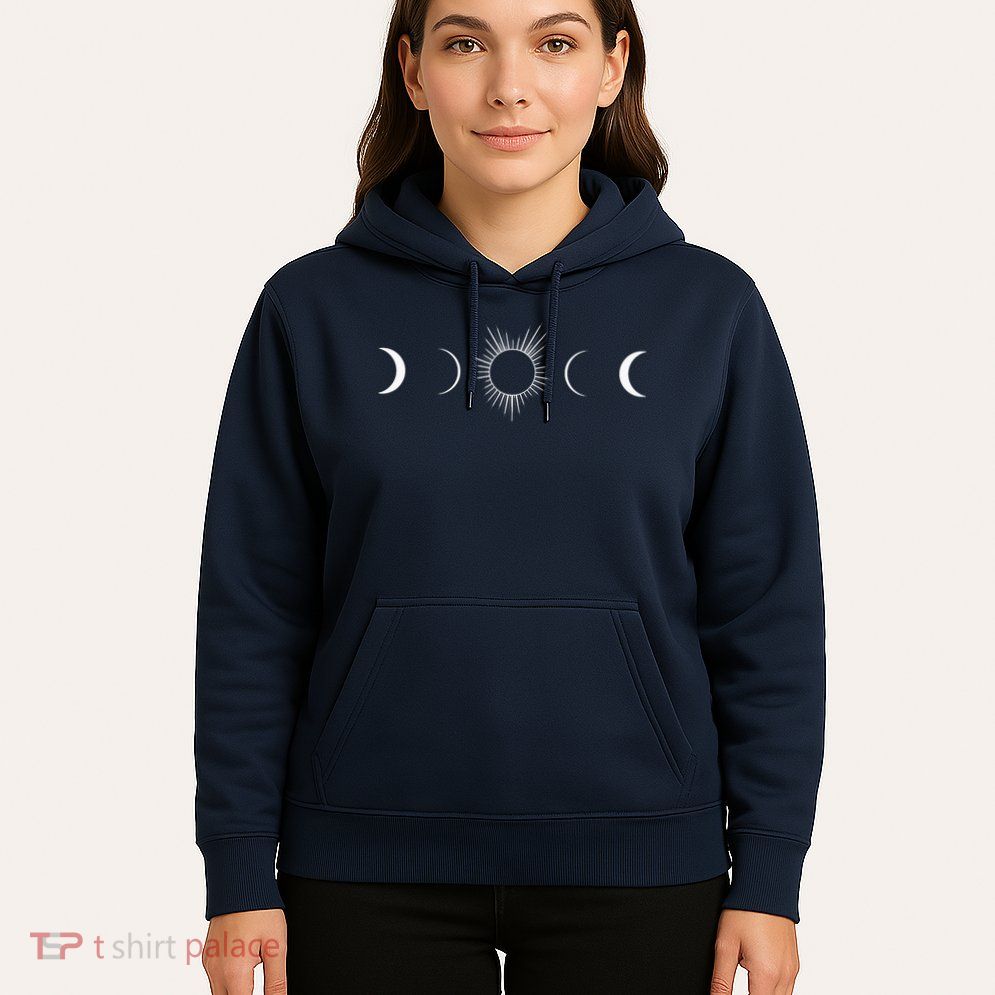 Solar Eclipse Moon Phases Totality Hoodie