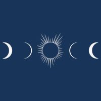 Solar Eclipse Moon Phases Totality 7-Panel Snapback Hat