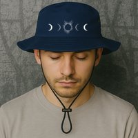 Solar Eclipse Moon Phases Totality Bucket Hat