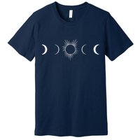 Solar Eclipse Moon Phases Totality Premium T-Shirt