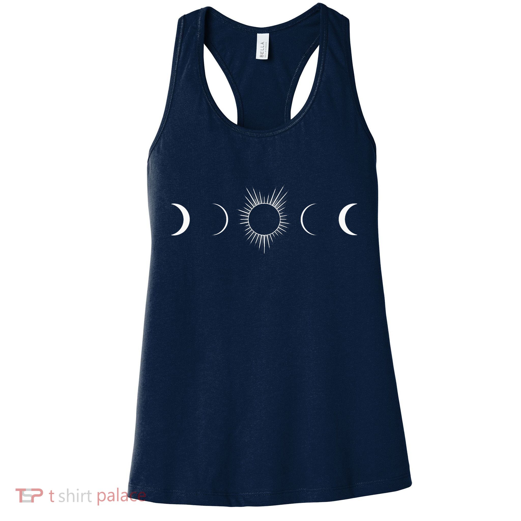 Solar Eclipse Moon Phases Totality Womens Tank Top