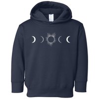 Solar Eclipse Moon Phases Totality Toddler Hoodie