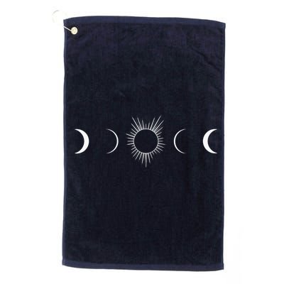 Solar Eclipse Moon Phases Totality Golf Towel