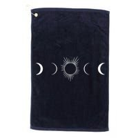 Solar Eclipse Moon Phases Totality Golf Towel