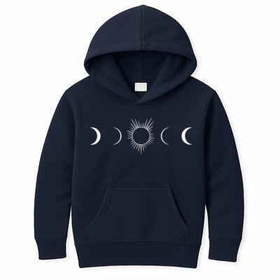 Solar Eclipse Moon Phases Totality Kids Hoodie