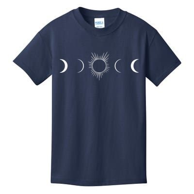 Solar Eclipse Moon Phases Totality Kids T-Shirt