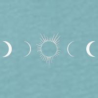 Solar Eclipse Moon Phases Totality Sueded Cloud Jersey T-Shirt