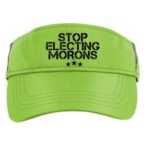 Stop Electing Morons Funny Sarcasm Quotes Stupid Person Adult Drive Performance Visor