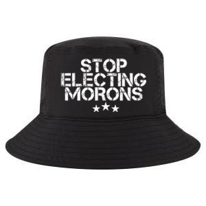 Stop Electing Morons Funny Sarcasm Quotes Stupid Person Cool Comfort Performance Bucket Hat