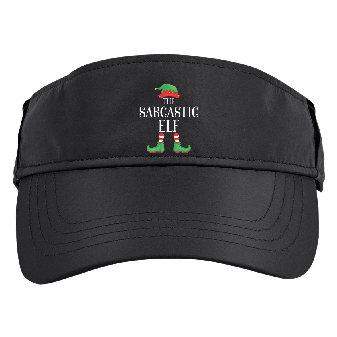 Sarcastic Elf Matching Group Xmas Funny Family Christmas Adult Drive Performance Visor