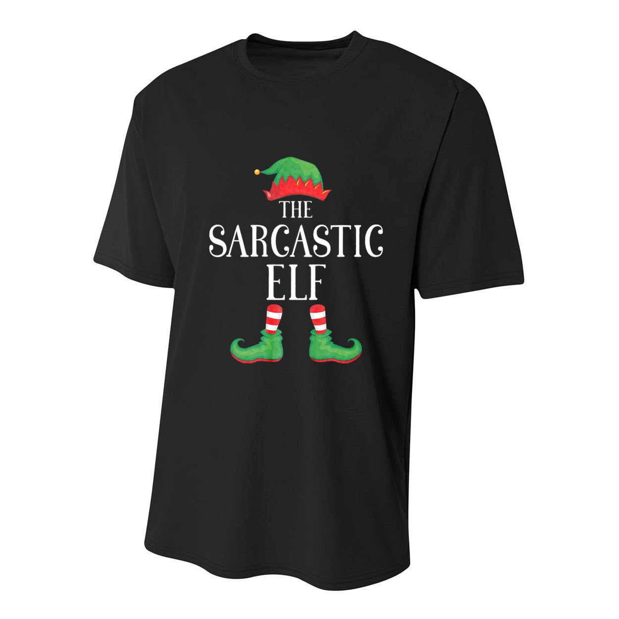 Sarcastic Elf Matching Group Xmas Funny Family Christmas Youth Performance Sprint T-Shirt