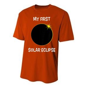 Solar Eclipse My First Solar Eclipse 2024 Eclipse Performance Sprint T-Shirt