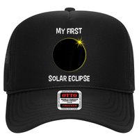 Solar Eclipse My First Solar Eclipse 2024 Eclipse Trucker Hat